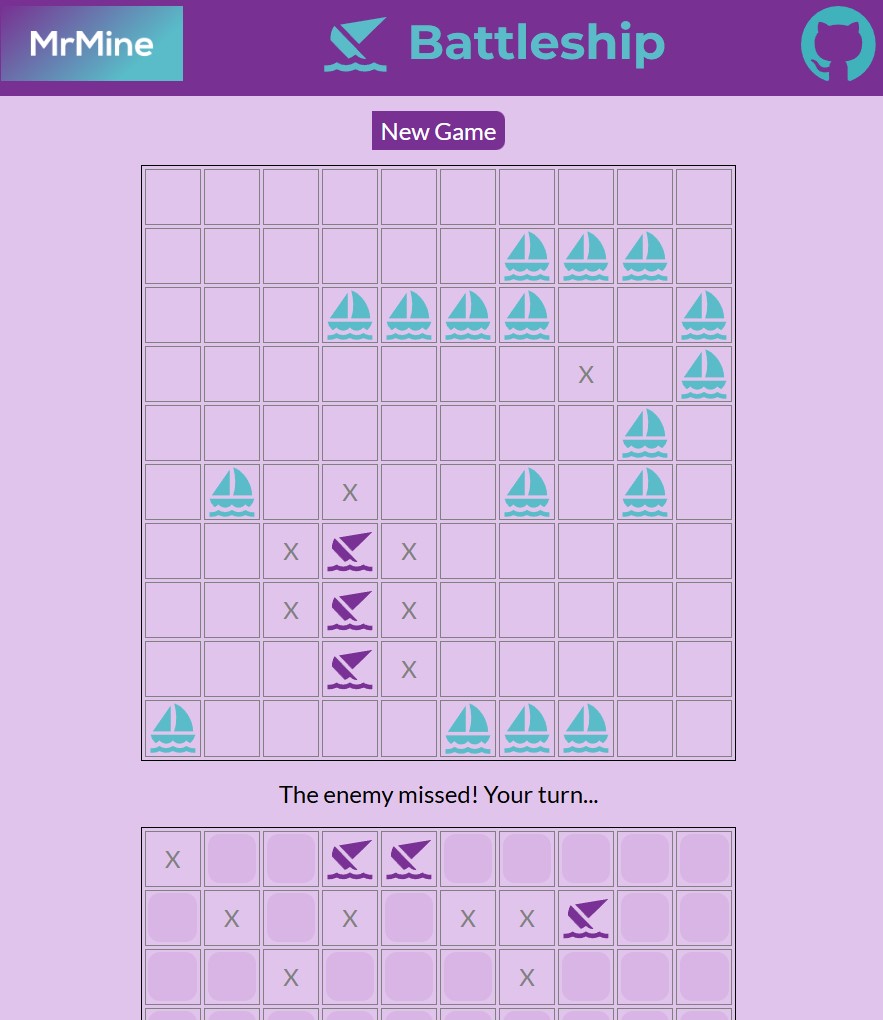 Battleship Project Screenshot